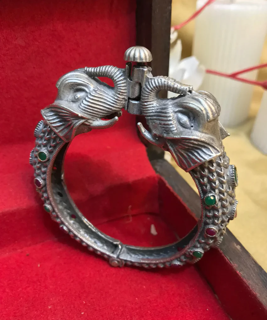 Silver Cuff Bracelet Antique