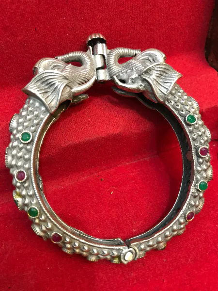 Silver Cuff Bracelet Antique