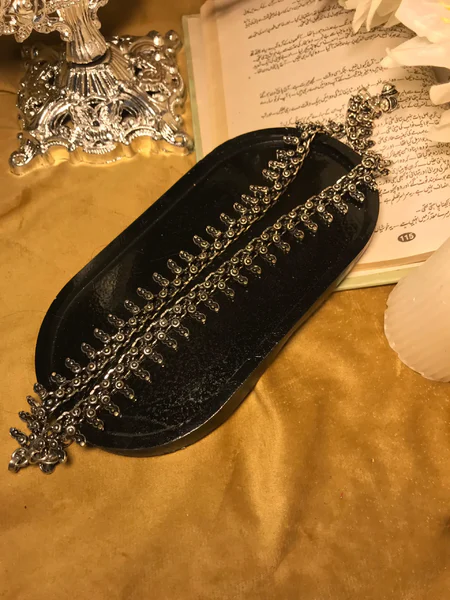 Simple Silver Pazeb