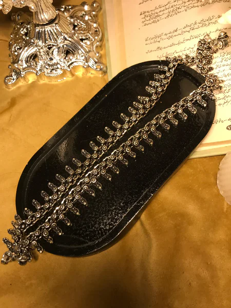 Simple Silver Pazeb