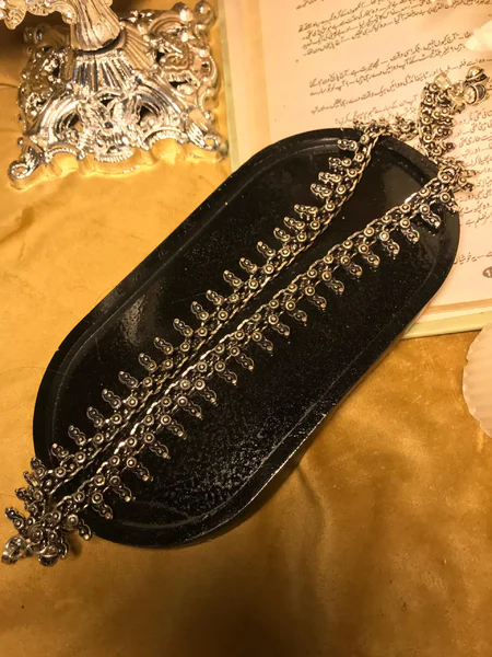 Simple Silver Pazeb