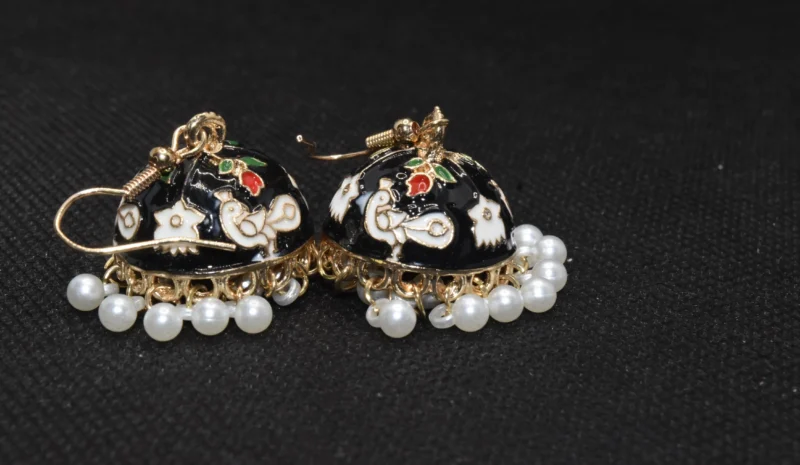 Small Jhumka Earrings Pakistan (5)