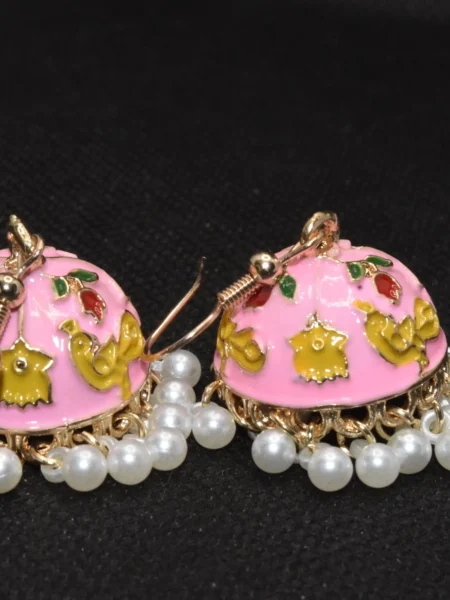 Small Jhumka Earrings Pakistan (5)