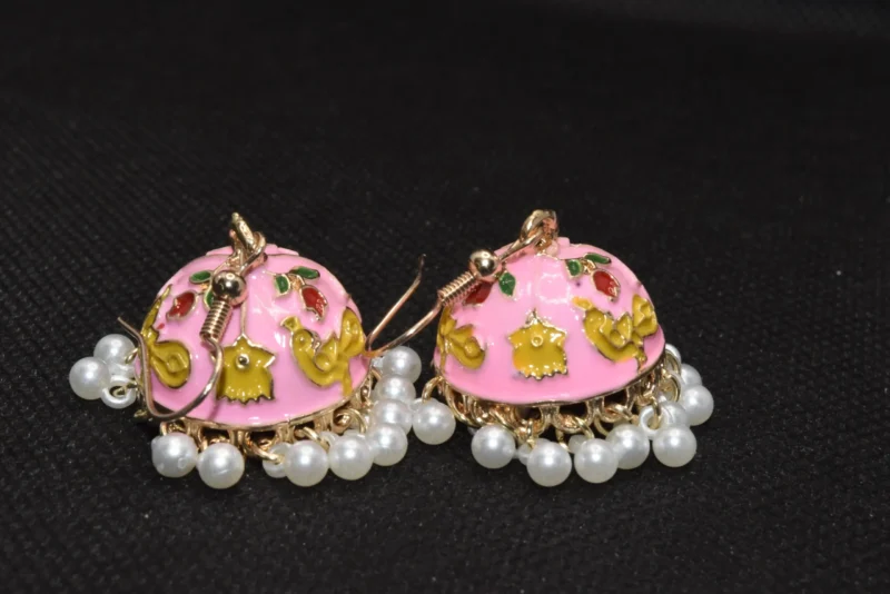 Small Jhumka Earrings Pakistan (5)