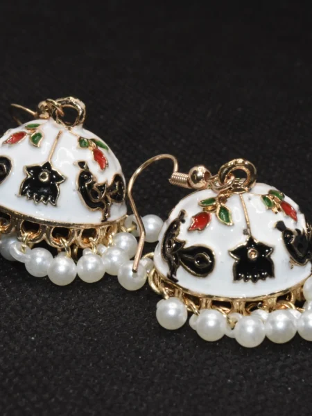 Small Jhumka Earrings Pakistan (5)