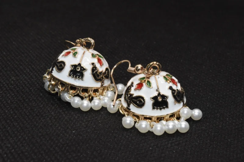 Small Jhumka Earrings Pakistan (5)