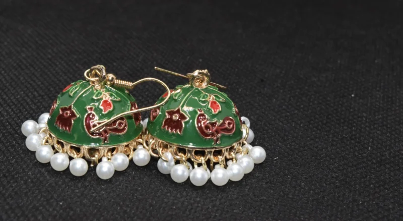 Small Jhumka Earrings Pakistan (5)
