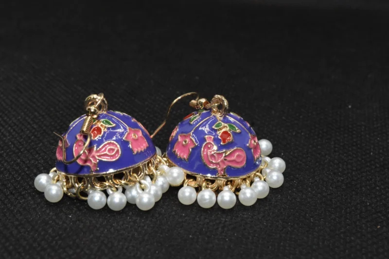 Small Jhumka Earrings Pakistan (5)