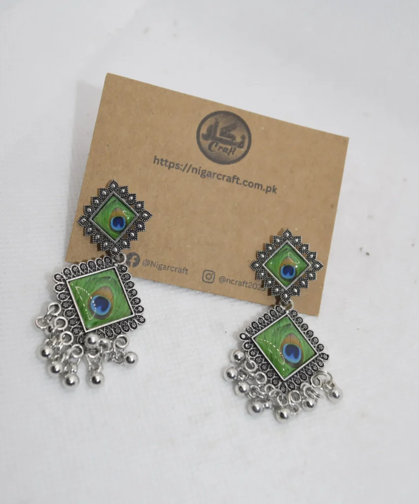 Peacock Simple Earrings
