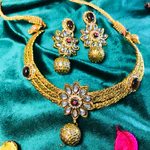Polki Kundan Choker Set, Radiance - - Bridal Jewelry