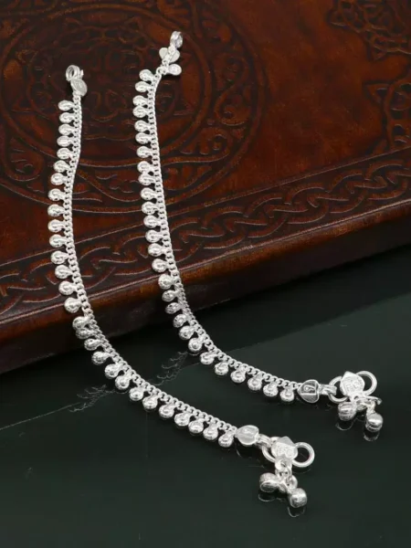 Silver anklet
