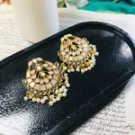 Aesthetic Kundan Earrings