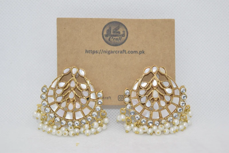 Aesthetic Kundan Earrings