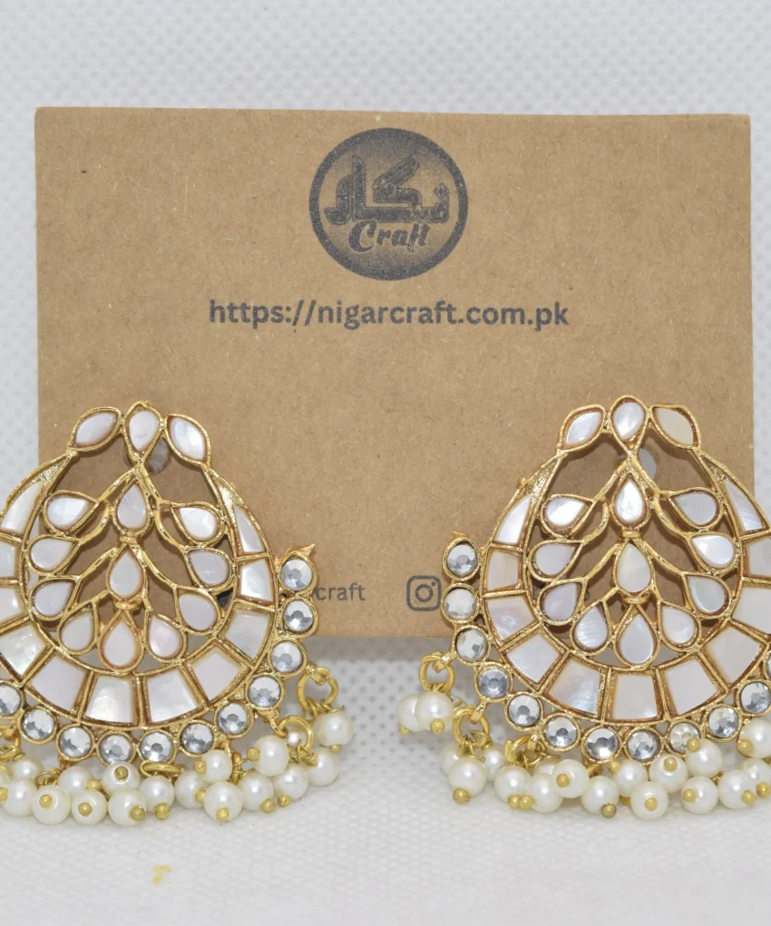 Aesthetic Kundan Earrings