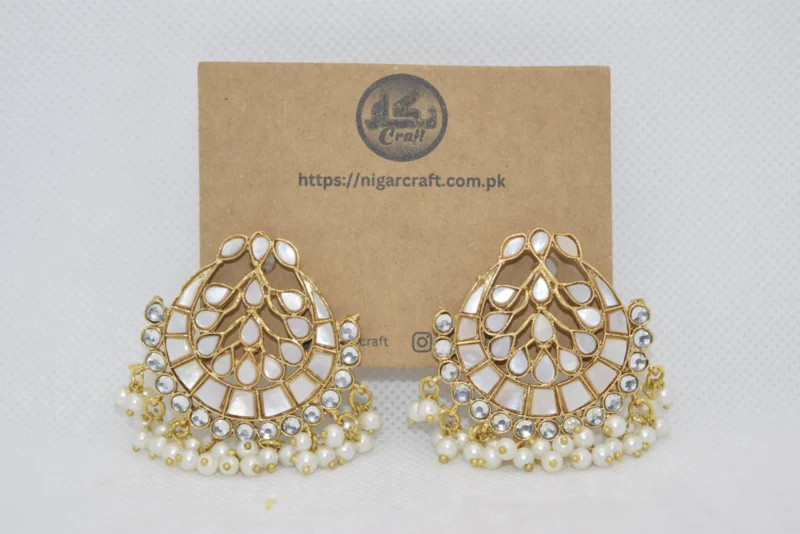 Aesthetic Kundan Earrings