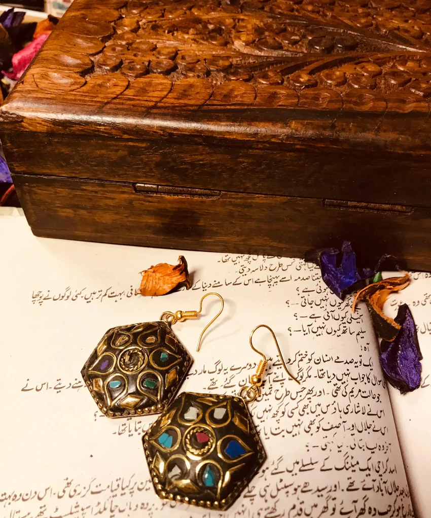 Appealing Silver Afghani Earrings