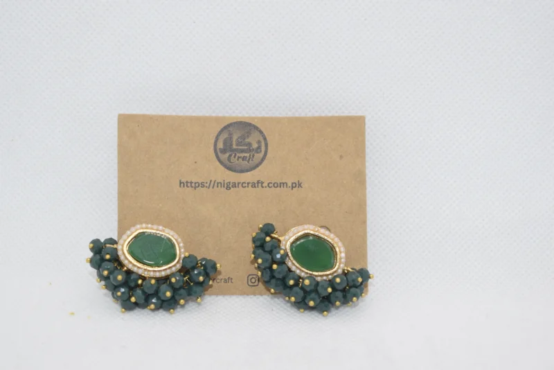 Cute Small Kundan Earrings