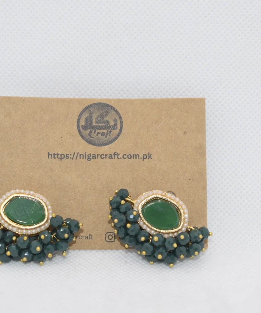 Cute Small Kundan Earrings