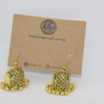 Small Jhumki Earrings Gold