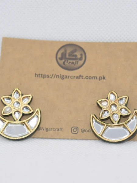 Kundan Chand Earrings