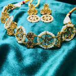 Delicate Pearl Kundan Choker Set