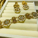 Delicate Pearl Kundan Choker Set