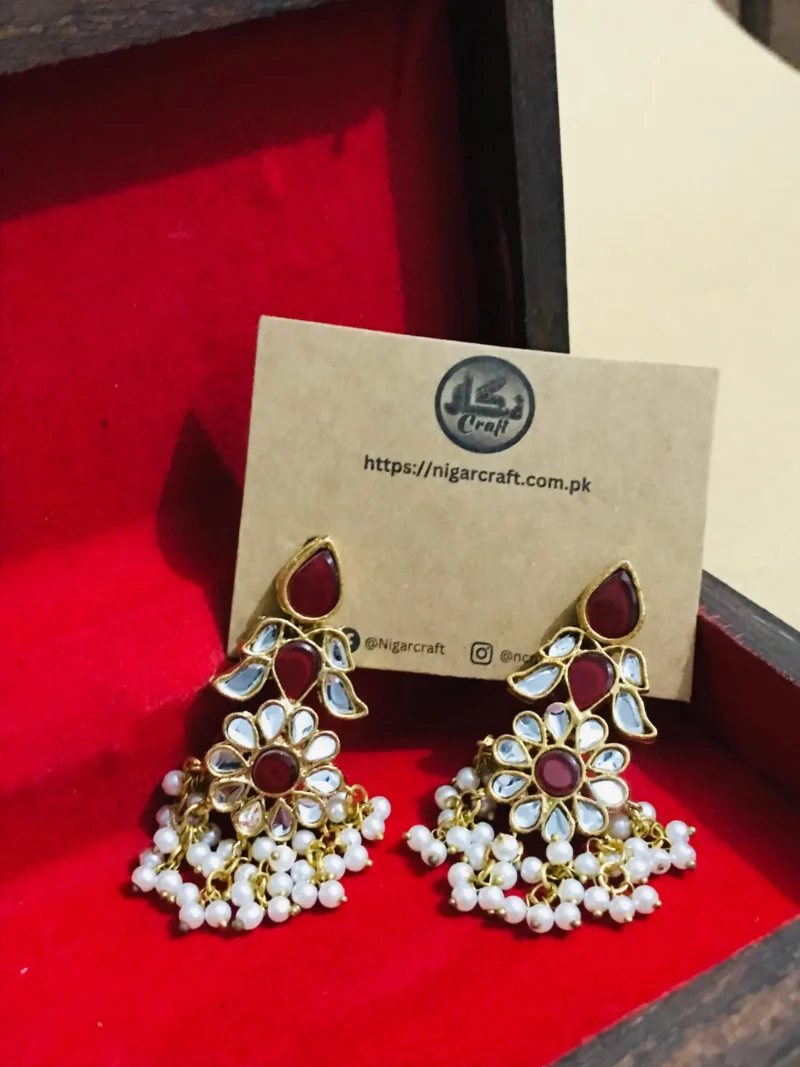 Handmade Kundan Earrings