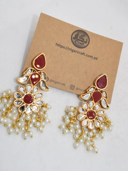 Handmade Kundan Earrings
