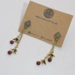 Long Chain Jhumki Earrings