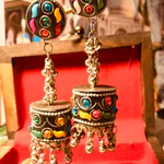 New Color of Love Red Afghani Earrings