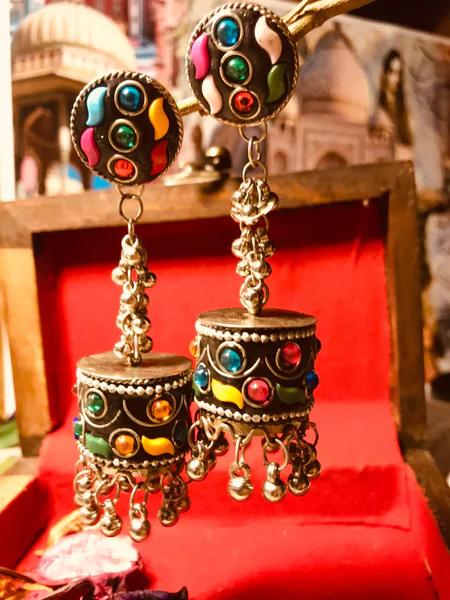 New Color of Love Red Afghani Earrings