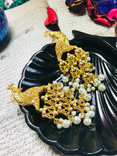 Peacock Antique Earrings