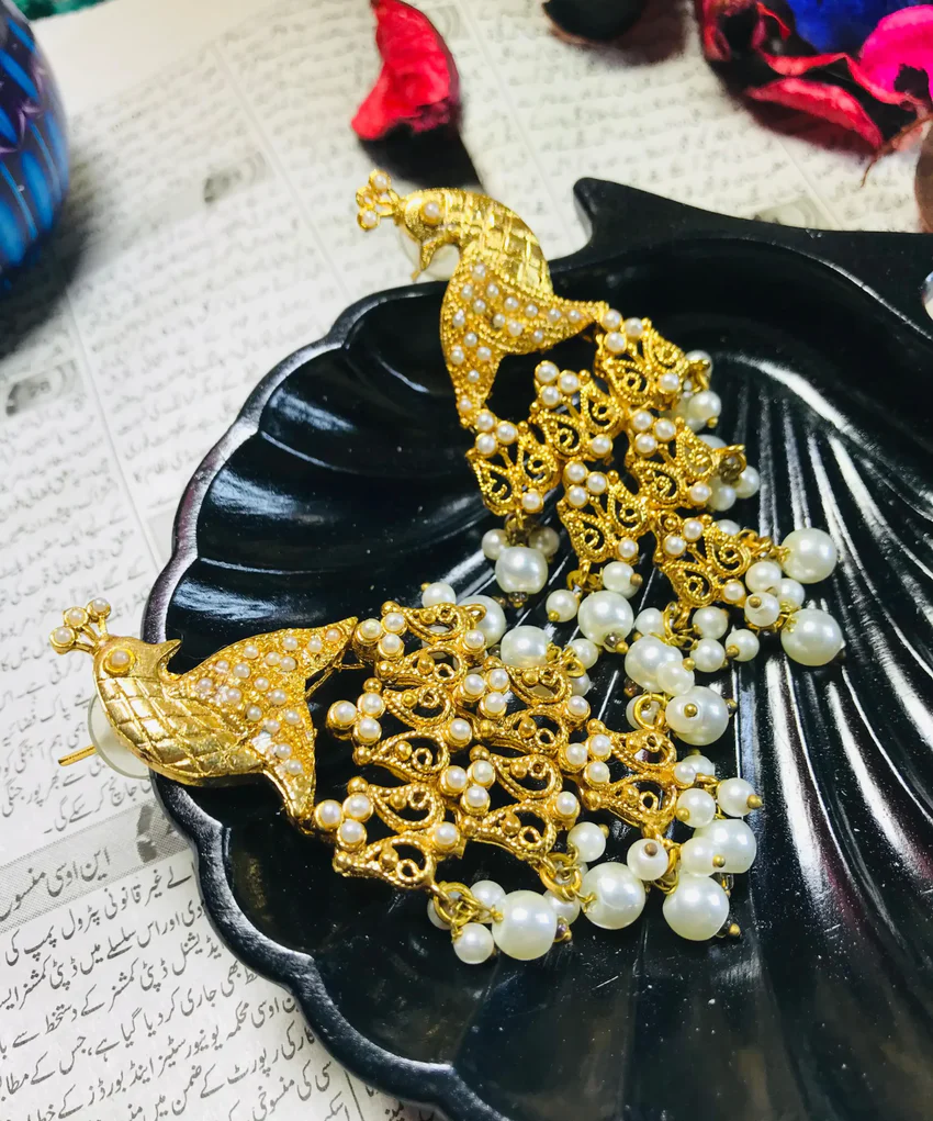 Peacock Antique Earrings