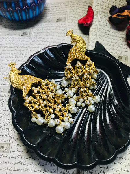 Peacock Antique Earrings