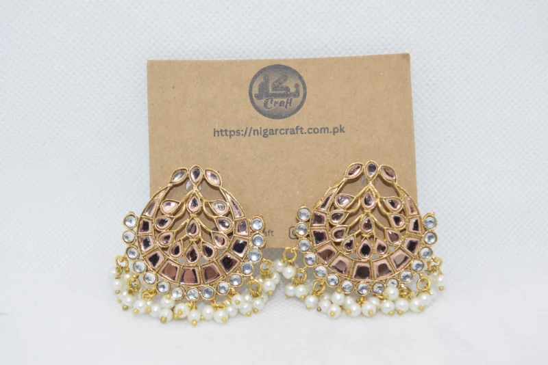big kundan earrings