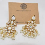Modern Kundan Earrings Design