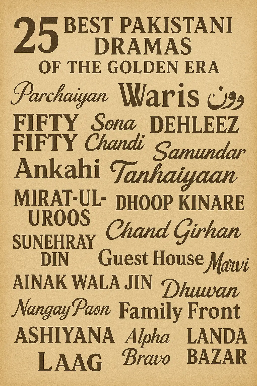 best Pakistani Dramas