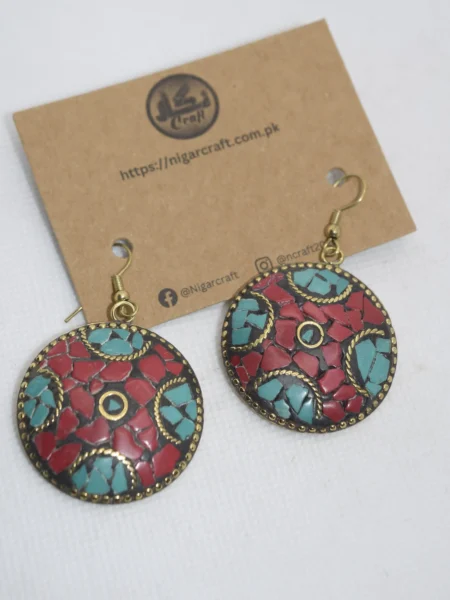 Brazen Earrings Circle Design