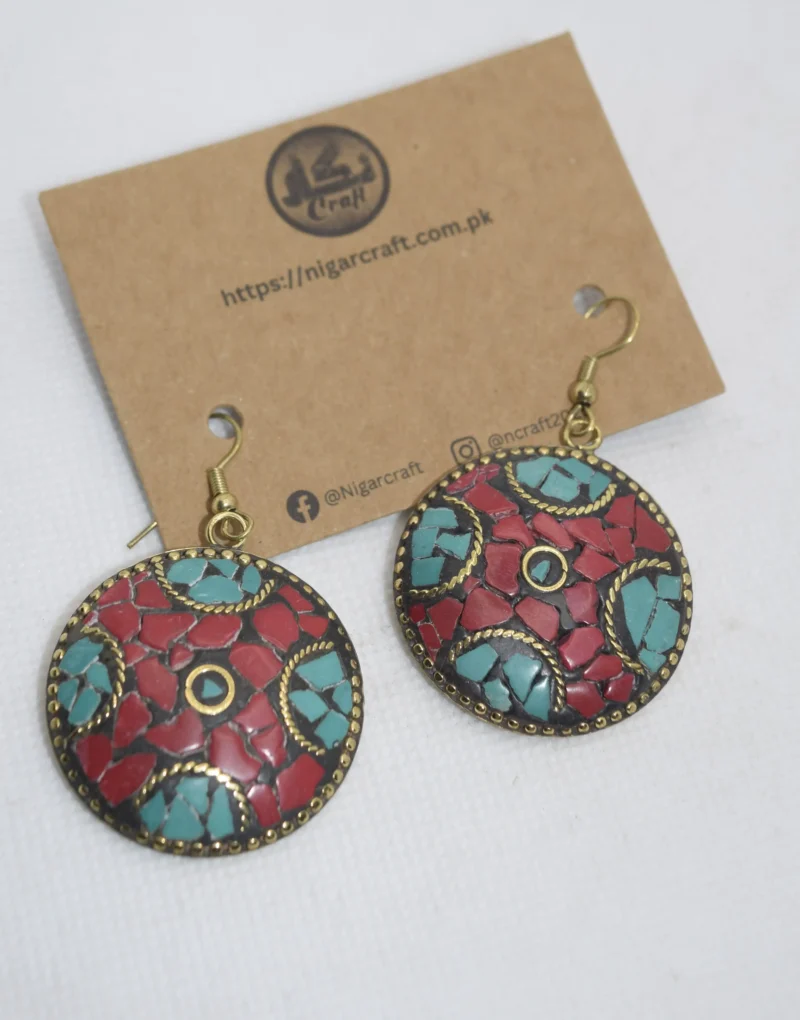 Brazen Earrings Circle Design