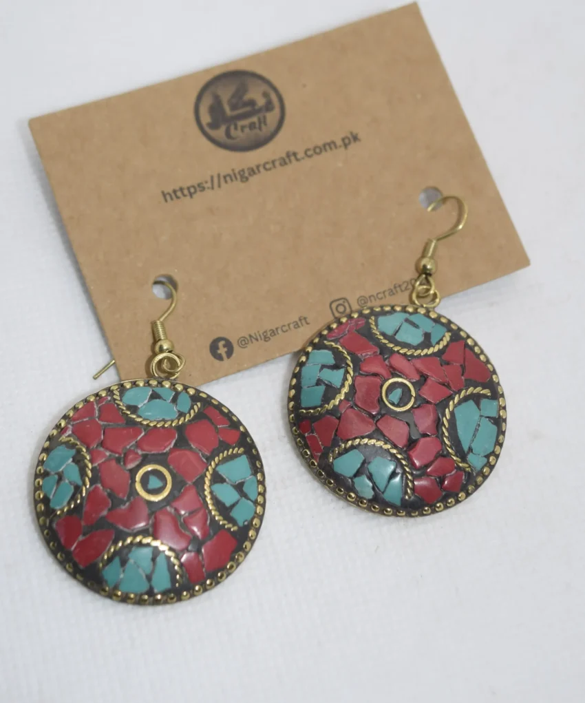 Brazen Earrings Circle Design