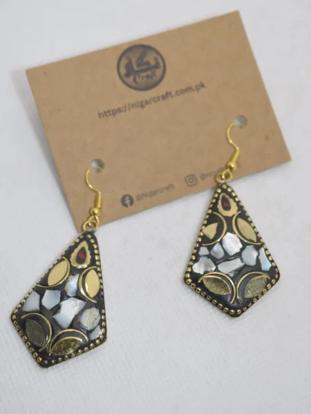 Pentagon Earrings
