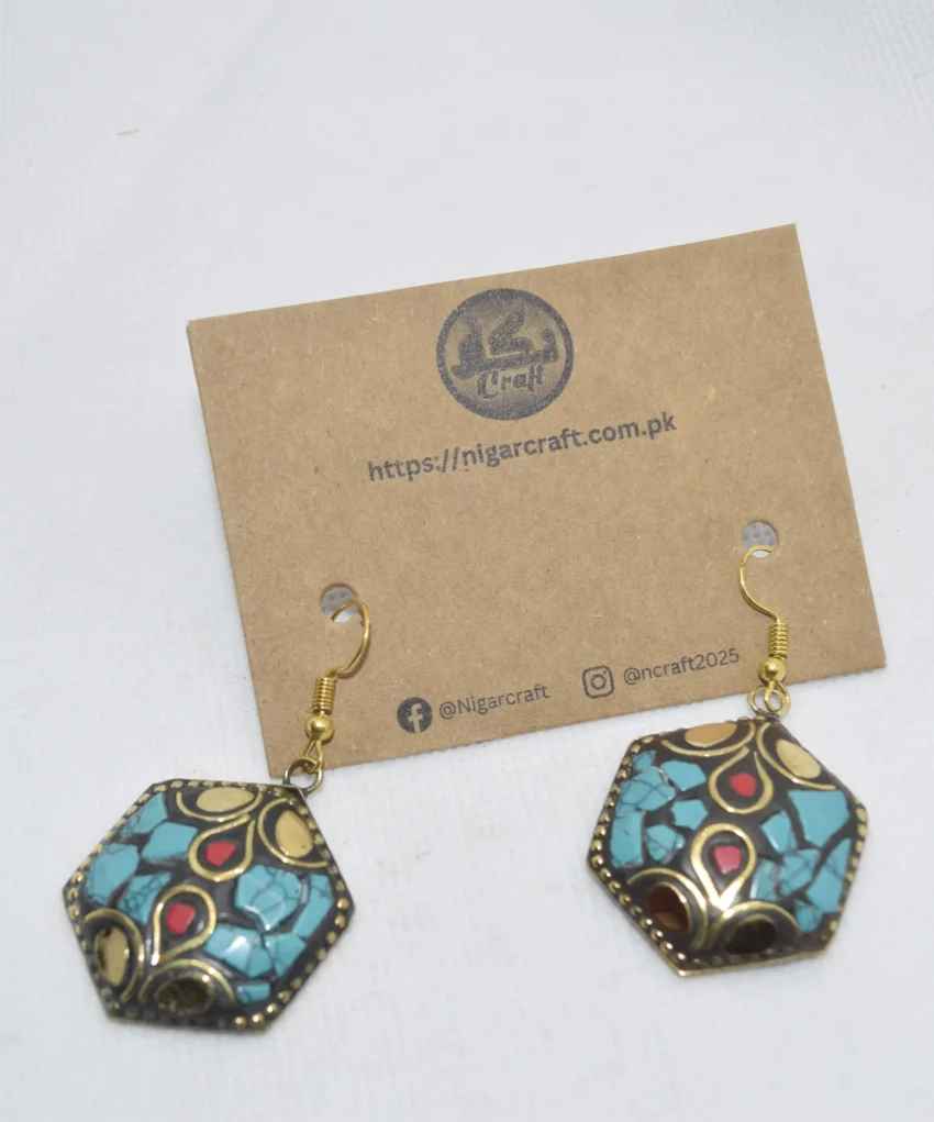 Rich Geometrical Afghan Jewellery in Pakistan