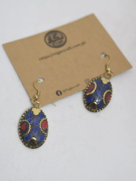 afghani design earrings