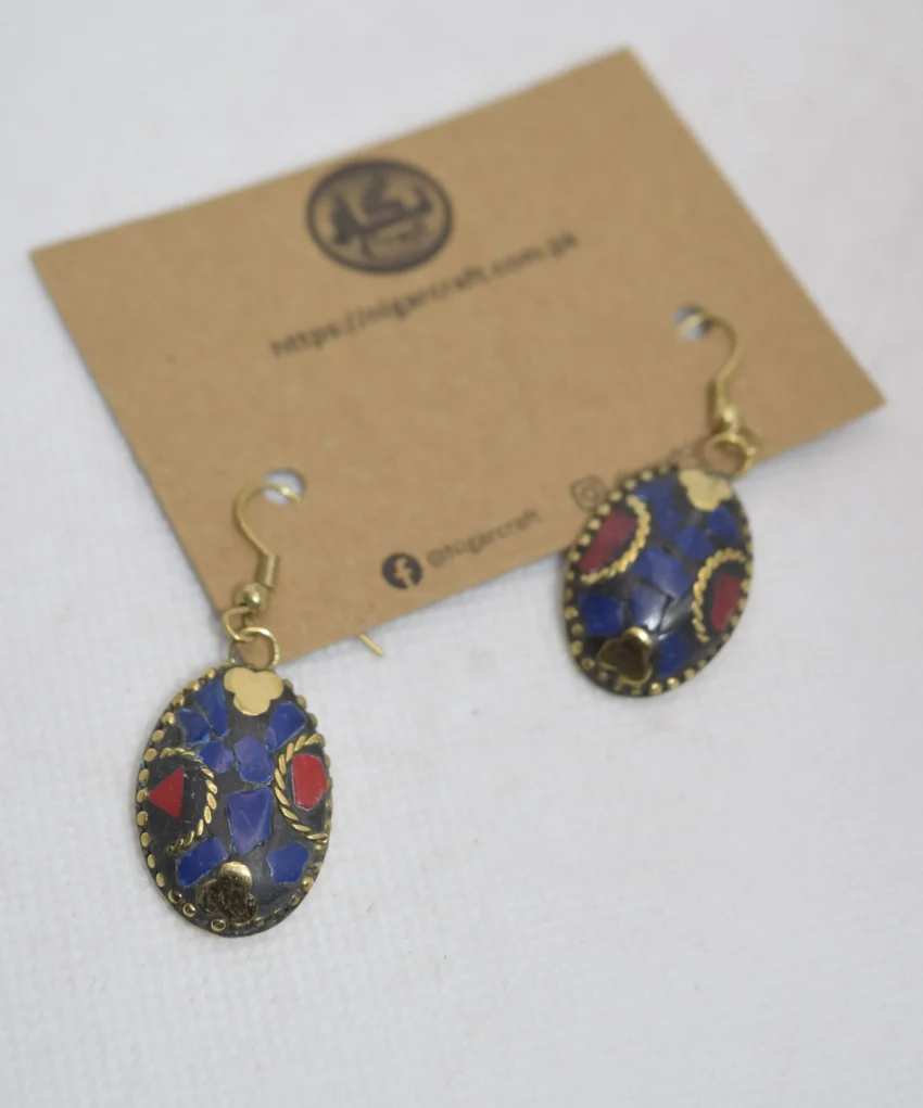 afghani design earrings