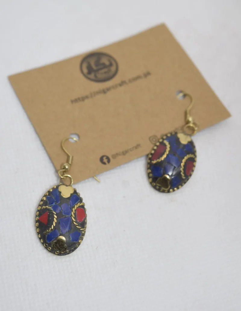 afghani design earrings