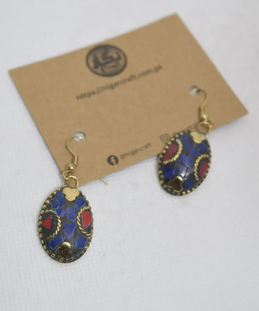 afghani design earrings