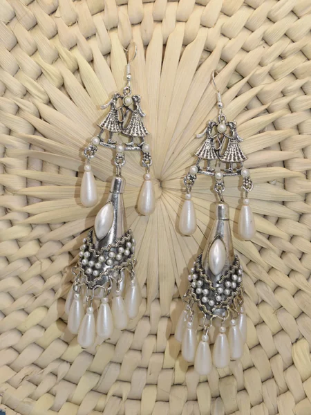 Ethnic Silver Earrings (1)