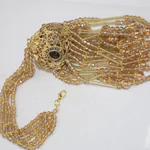 Golden Bridal Wrist Bracelet (3)