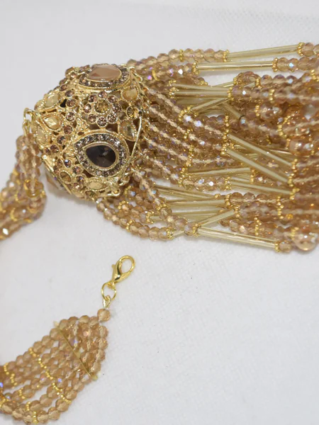 Golden Bridal Wrist Bracelet (3)