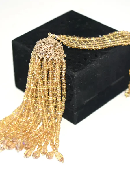 Golden Bridal Wrist Bracelet (3)